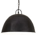 Lustră industrială vintage, negru, 41cm, rotund, 25W, E27 - WALTI WALTI