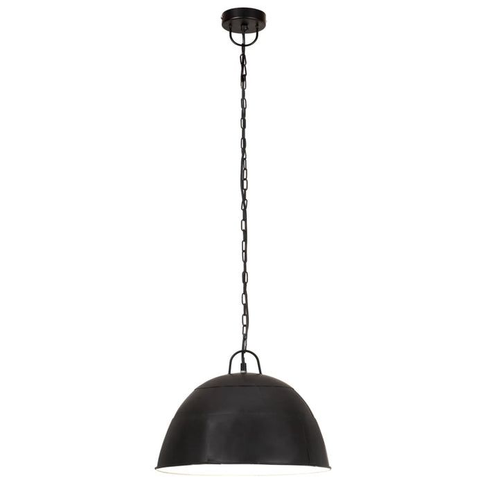 Lustră industrială vintage, negru, 41cm, rotund, 25W, E27 - WALTI WALTI