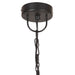 Lustră industrială vintage, negru, 41cm, rotund, 25W, E27 - WALTI WALTI
