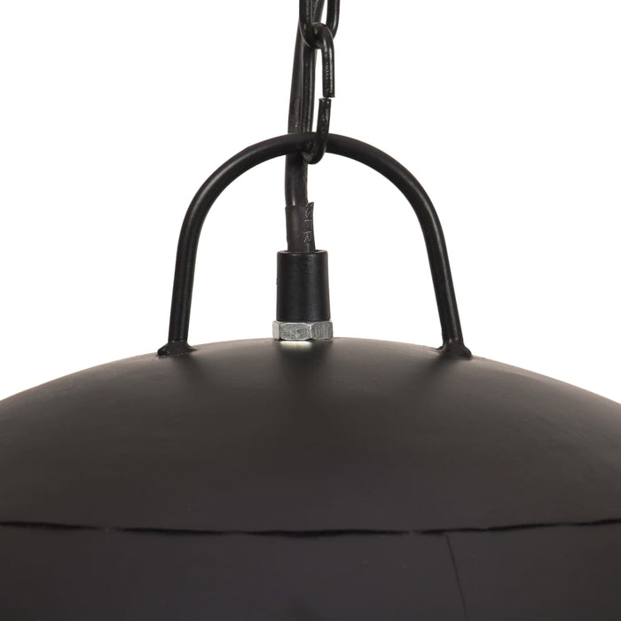 Lustră industrială vintage, negru, 41cm, rotund, 25W, E27 - WALTI WALTI