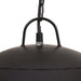 Lustră industrială vintage, negru, 41cm, rotund, 25W, E27 - WALTI WALTI