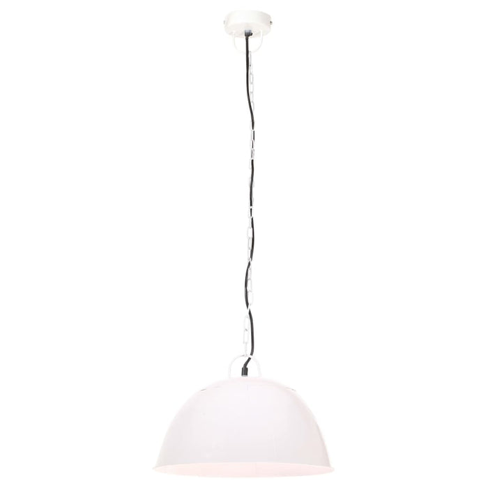 Lustră industrială vintage, 25 W, alb, rotund, 41 cm E27 - WALTI WALTI