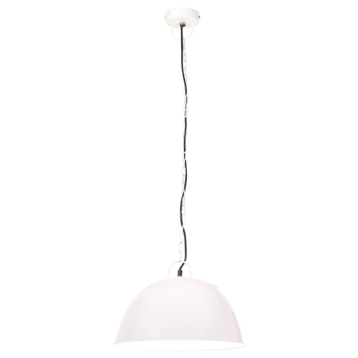 Lustră industrială vintage, 25 W, alb, rotund, 41 cm E27 - WALTI WALTI