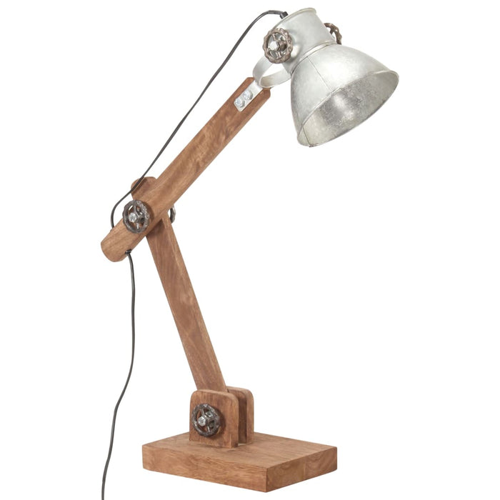 Lampă de birou industrială, argintiu, 58x18x90 cm, E27, rotund - WALTI WALTI