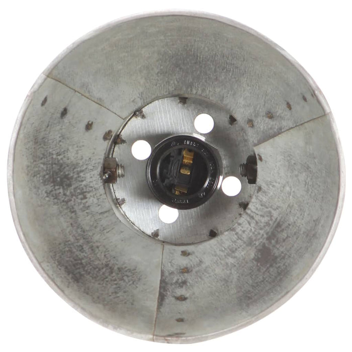 Lampă de birou industrială, argintiu, 58x18x90 cm, E27, rotund - WALTI WALTI