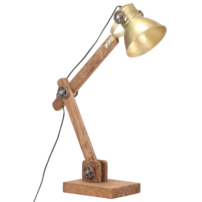 Lampă de birou industrială, alamă, 58x18x90 cm, E27, rotund - WALTI WALTI