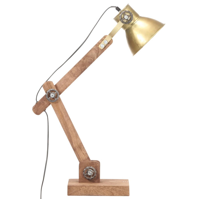 Lampă de birou industrială, alamă, 58x18x90 cm, E27, rotund - WALTI WALTI