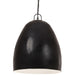 Lampă suspendată industrială, negru, 42 cm, rotund, 25 W, E27 - WALTI WALTI