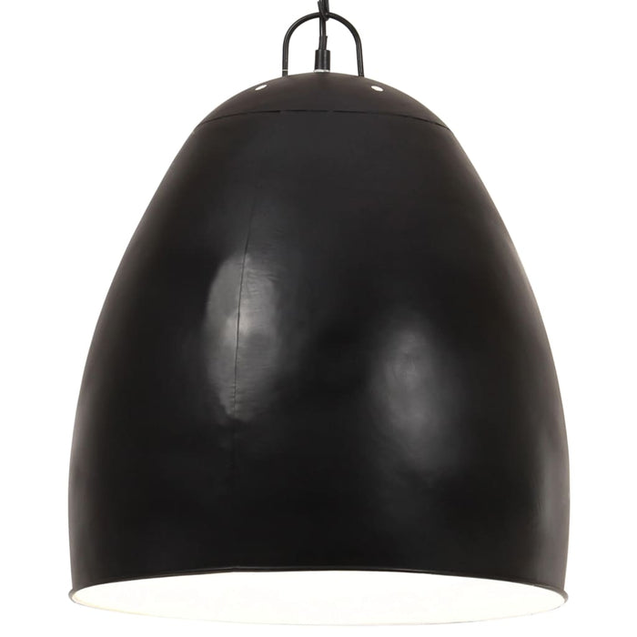 Lampă suspendată industrială, negru, 42 cm, rotund, 25 W, E27 - WALTI WALTI