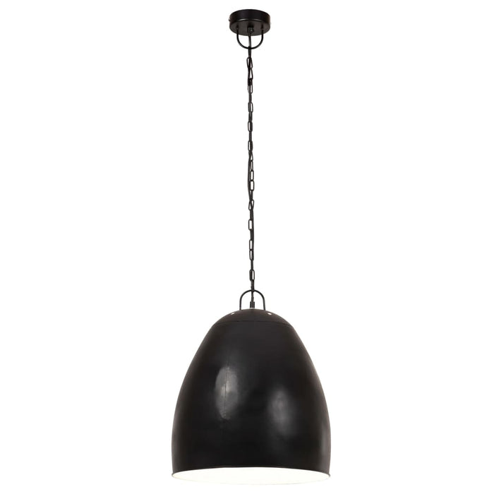 Lampă suspendată industrială, negru, 42 cm, rotund, 25 W, E27 - WALTI WALTI