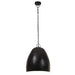 Lampă suspendată industrială, negru, 42 cm, rotund, 25 W, E27 - WALTI WALTI
