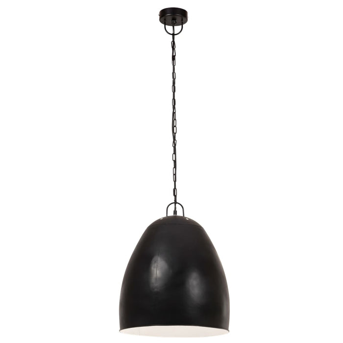 Lampă suspendată industrială, negru, 42 cm, rotund, 25 W, E27 - WALTI WALTI