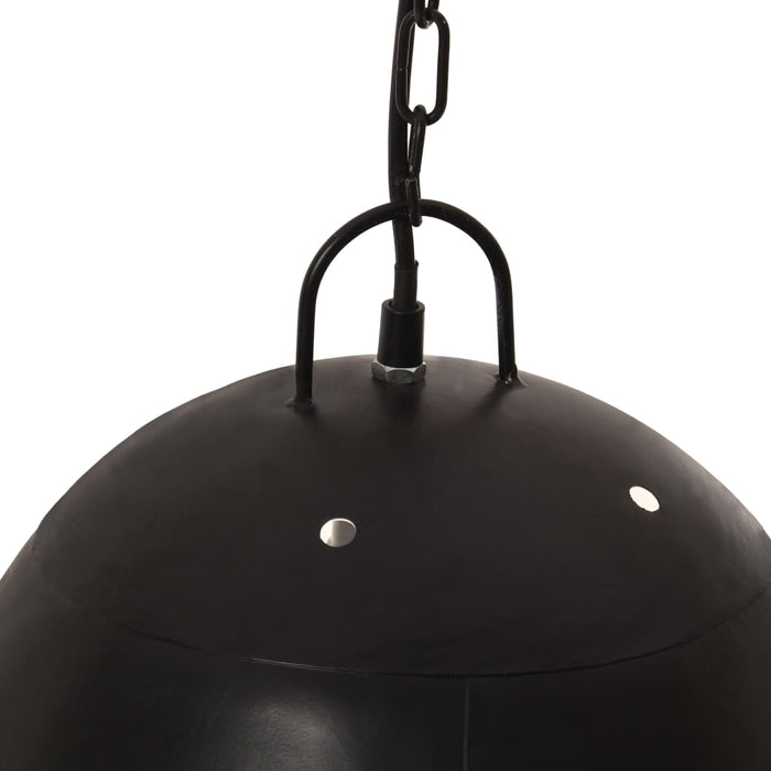 Lampă suspendată industrială, negru, 42 cm, rotund, 25 W, E27 - WALTI WALTI