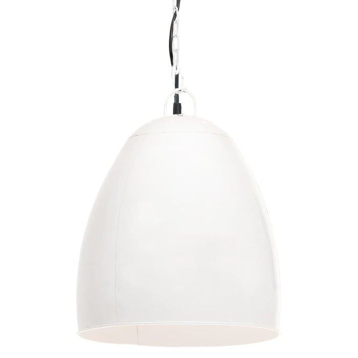 Lampă suspendată industrială, 25 W, alb, 42 cm, E27, rotund - WALTI WALTI