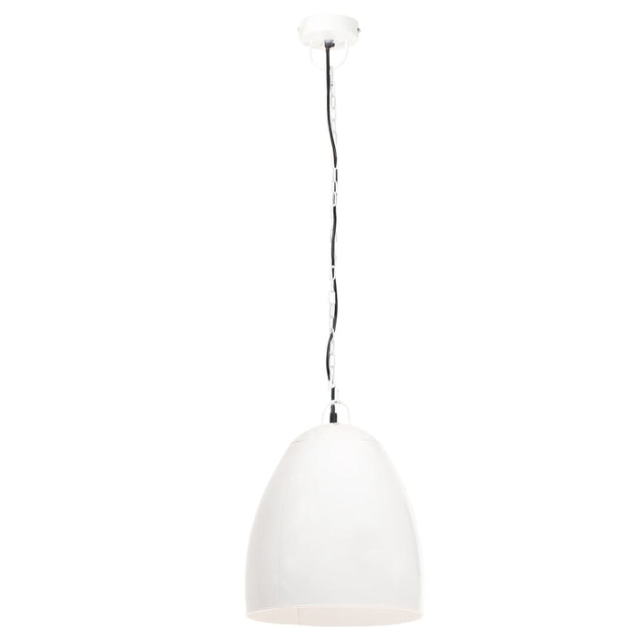 Lampă suspendată industrială, 25 W, alb, 42 cm, E27, rotund - WALTI WALTI