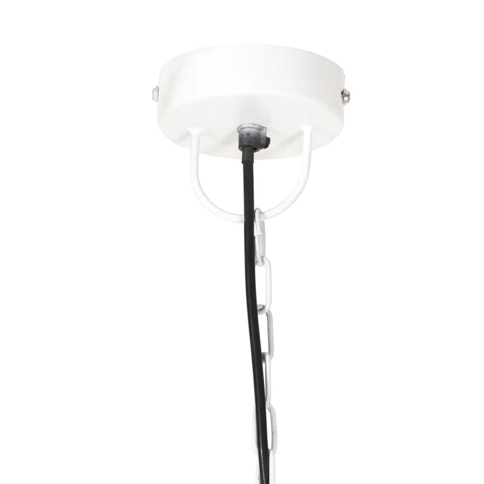 Lampă suspendată industrială, 25 W, alb, 42 cm, E27, rotund - WALTI WALTI
