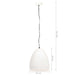 Lampă suspendată industrială, 25 W, alb, 42 cm, E27, rotund - WALTI WALTI