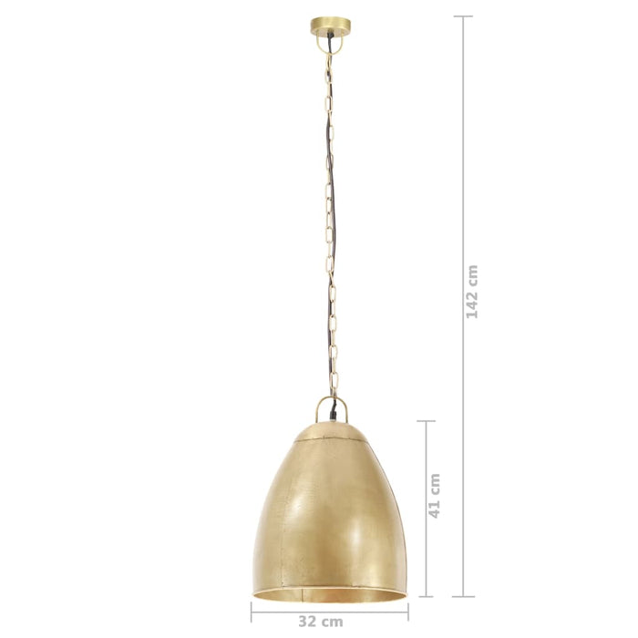 Lampă suspendată industrială, 25 W, arămiu, 32 cm, E27, rotund - WALTI WALTI