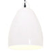 Lampă suspendată industrială, 25 W, alb, 32 cm, E27, rotund - WALTI WALTI