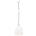 Lampă suspendată industrială, 25 W, alb, 32 cm, E27, rotund - WALTI WALTI