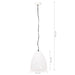 Lampă suspendată industrială, 25 W, alb, 32 cm, E27, rotund - WALTI WALTI