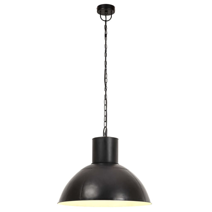 Lampă suspendată, negru, rotund, 48 cm, 25 W, E27 WALTI