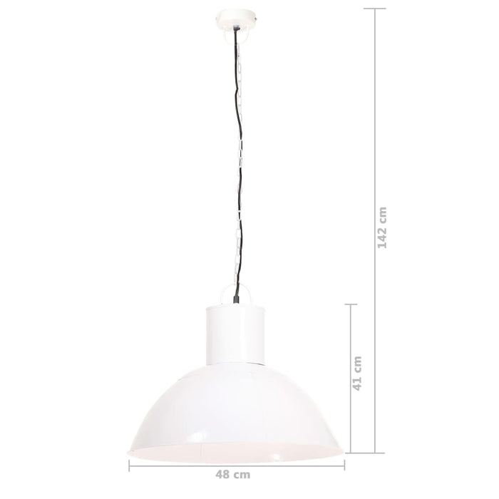 Lampă suspendată, 25 W, alb, rotund, 48 cm, E27 - WALTI WALTI