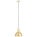 Lampă suspendată, 25 W, culoare alamă, rotund, 28,5 cm, E27 - WALTI WALTI