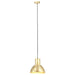 Lampă suspendată, 25 W, culoare alamă, rotund, 28,5 cm, E27 - WALTI WALTI