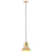 Lampă suspendată, 25 W, culoare alamă, rotund, 17 cm, E27 - WALTI WALTI