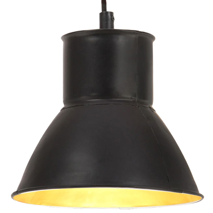 Lampă suspendată, negru, rotund, 17 cm, 25 W, E27 - WALTI WALTI