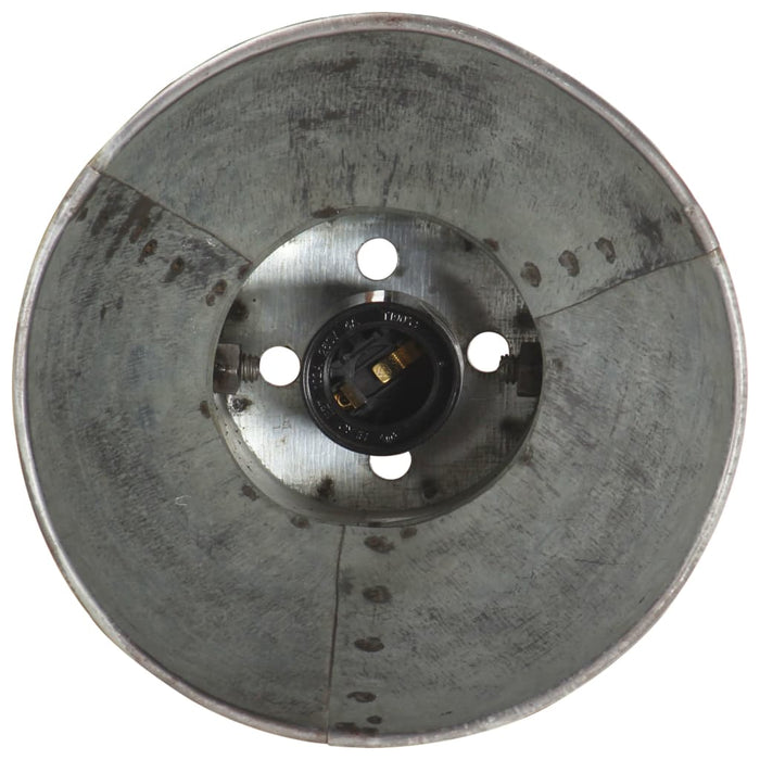 Lampă de perete, stil industrial, argintiu, rotund, E27 - WALTI WALTI