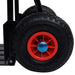 Cărucior telescopic manual, 200 kg, negru și roșu - WALTI WALTI