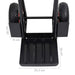 Cărucior telescopic manual, 200 kg, negru și roșu - WALTI WALTI
