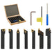 Set unelte de strunjire indexabile, 12 piese, 12 x 12 mm, 80 mm - WALTI WALTI