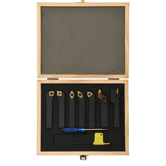 Set unelte de strunjire indexabile, 12 piese, 12 x 12 mm, 80 mm - WALTI WALTI