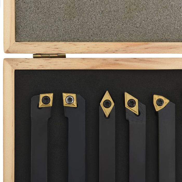 Set unelte de strunjire indexabile, 12 piese, 12 x 12 mm, 80 mm - WALTI WALTI