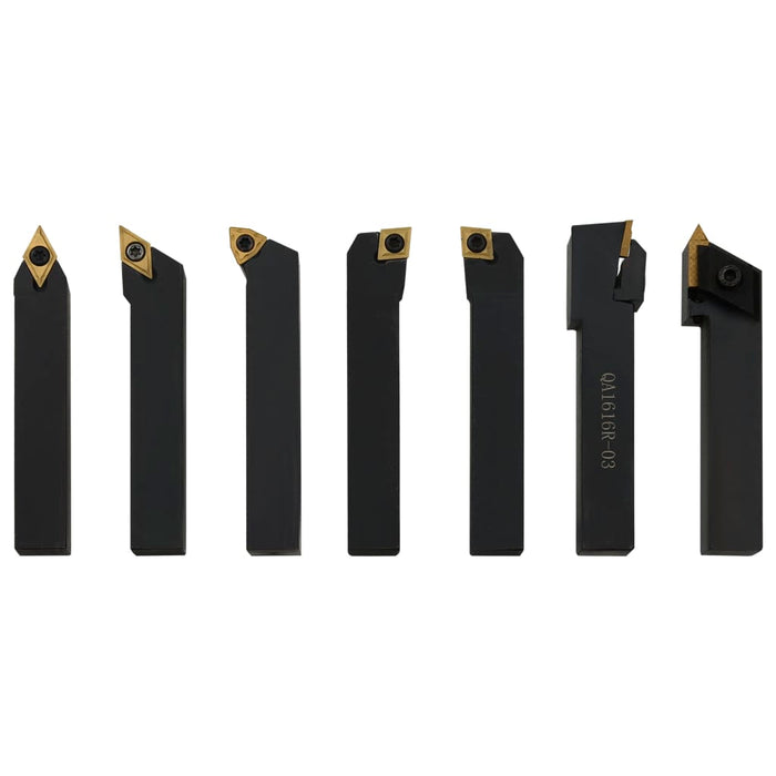 Set unelte de strunjire indexabile, 12 piese, 16x16 mm, 100 mm WALTI