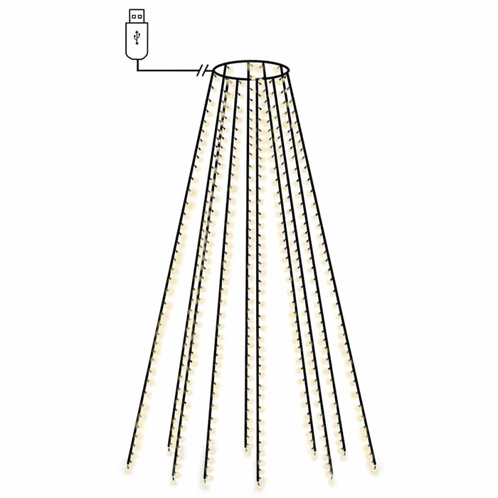 Instalație lumini brad de Crăciun cu 500 LED-uri, 500 cm WALTI