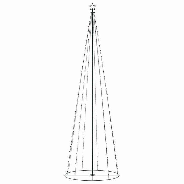 Decorațiune brad Crăciun conic 330 LED-uri colorate 100x300 cm WALTI