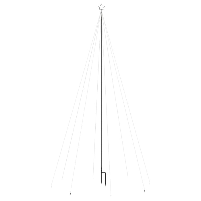 Cascadă lumini pom Crăciun 2,5 m interior/exterior 400 leduri - WALTI WALTI