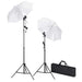 Kit studio foto cu fundal, lămpi și umbrele - WALTI WALTI