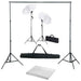 Kit studio foto cu fundal, lămpi și umbrele - WALTI WALTI