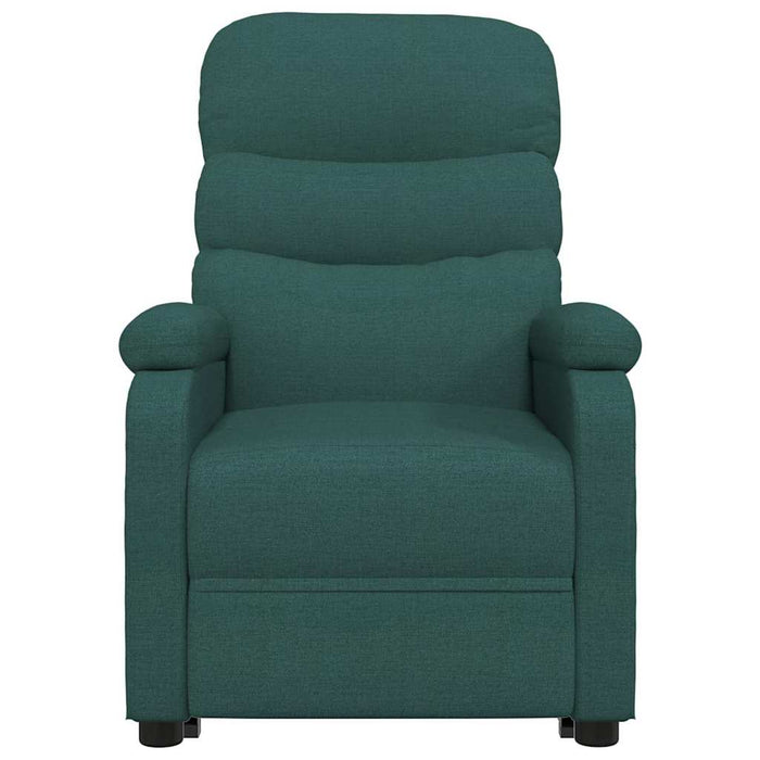 Fotoliu rabatabil, verde închis, material textil WALTI