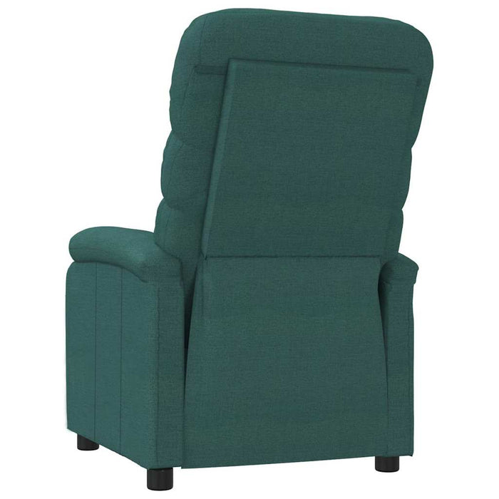 Fotoliu rabatabil, verde închis, material textil WALTI