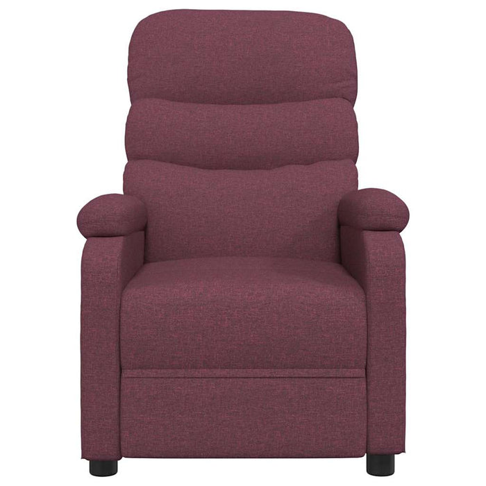 Fotoliu rabatabil, violet, material textil WALTI