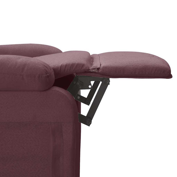 Fotoliu rabatabil, violet, material textil WALTI
