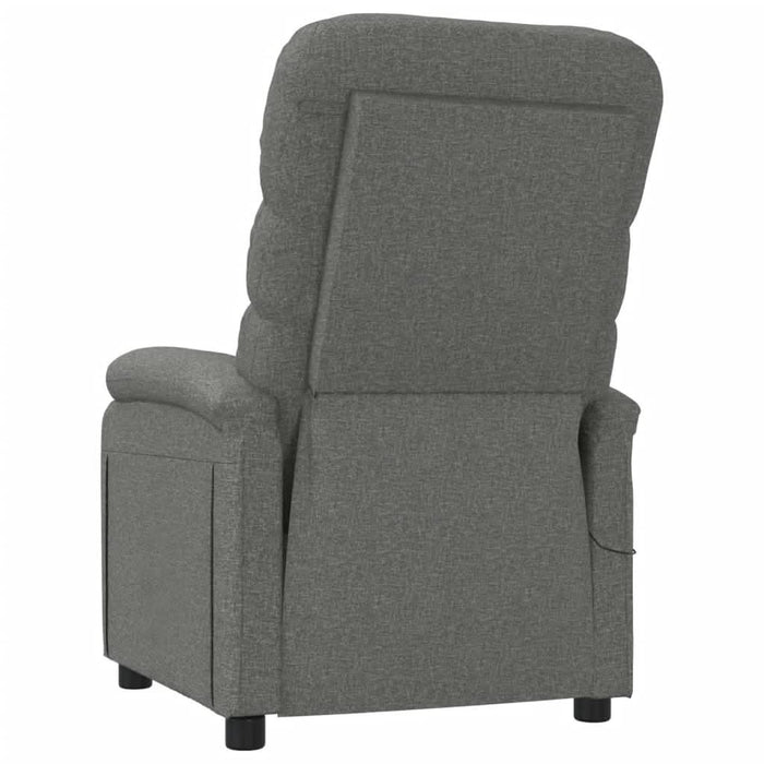 Fotoliu de masaj, gri închis, material textil - WALTI WALTI