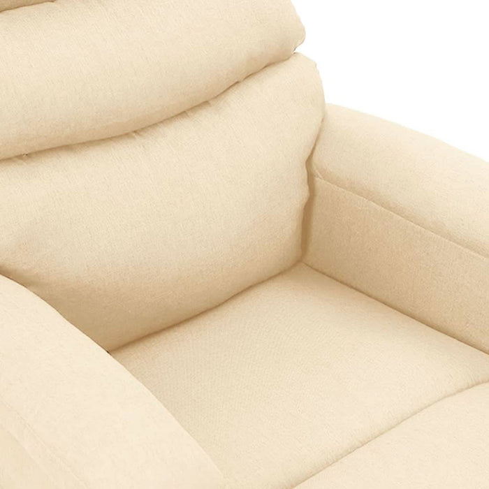 Fotoliu de masaj, crem, material textil - WALTI WALTI