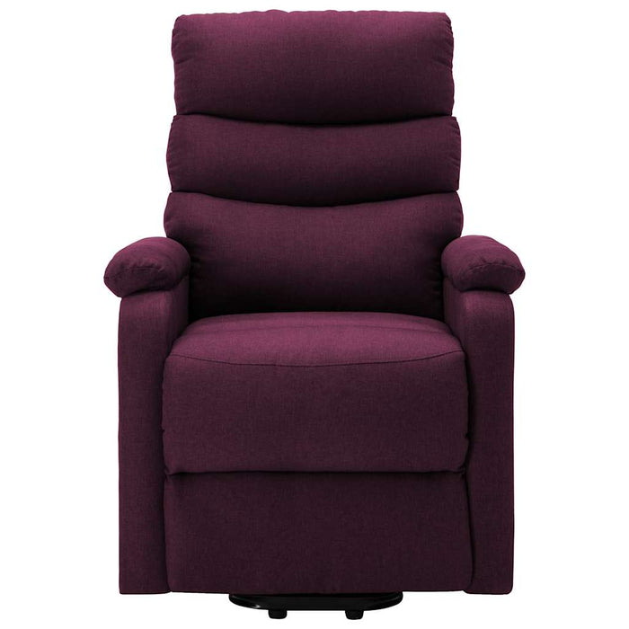 Fotoliu cu ridicare, violet, material textil WALTI
